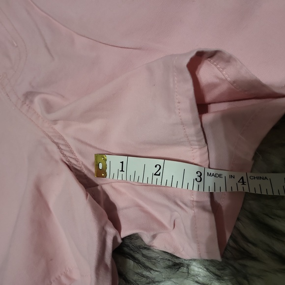 WOMENS OUTFIT PINK RUE SHORTS 12 AND NO BOUNDARIES BLACK LIGHTWEIGHT TANK SIZE L - Picture 5 of 7